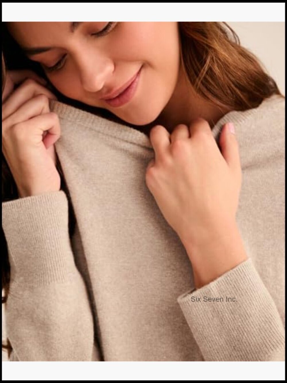 100% Pure Cashmere Crewneck Pullover Sweater - Picture 4 of 5